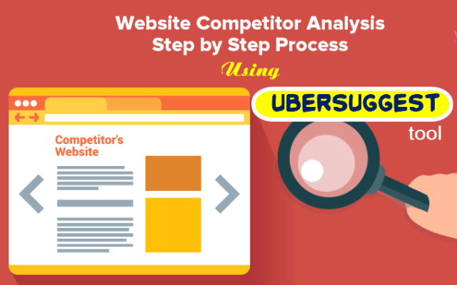 website competitor analysis using ubersuggest